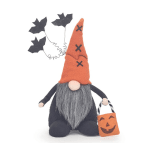 HALLOWEEN GNOME WITH BATS AND BAG