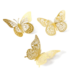 Golden Butterflies -3 pcs