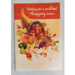 Thanksgiving Card with Beautiful Religious message. standard size.