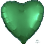 Mylar Balloon,-Green Heart