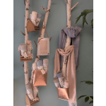 Hand weaving and natural dying scarf