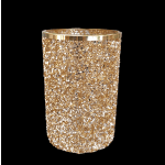 Bedazzled Vase Collection 02-Gold