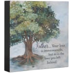 Loss of Father Comfort Plaque Sitter