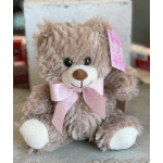 Bear with pink bow