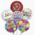 Happy Birthday Mini Balloons On Sticks