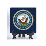 4" Stone tile-Specify military branch, police, or fire in the special instructions.