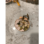 Decoupage Shell with Magnolia Detail