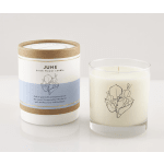 June Birth Month Flower Soy Candle 8 oz