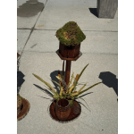 Rustic Bird House Planter