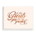 Of the greats, you are the greatest