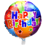 Happy Birthday - Mylar Balloon