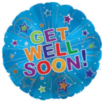 9" Airfill Get Well Soon Balloon