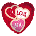 9" Airfill I Love You Cookies Balloon