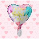 10" HEART SHAPE MOTHER'S DAY BALLOON