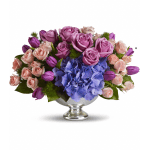 Teleflora's Purple Elegance Centerpiece