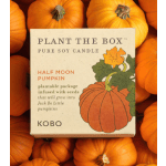 Half Moon Pumpkin "Plant The Box" Candle