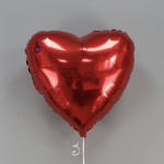 One red heart balloon