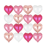 Shades of pink balloons