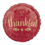 Thankful Balloon 17” Mylar
