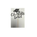"Congrats Grad" sign