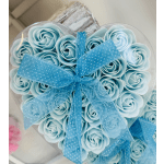 Set of 24 Soap Heart Gift Box Teal