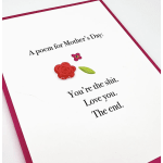 Muddy Mouth Card for Mom