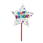 Happy Birthday Wood Pick