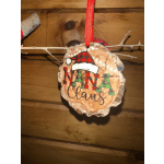 Claus Wooden Ornament