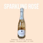 Bottle of French Sparkling Rosè