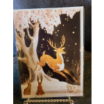 Golden Deer Card