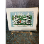 Whimsical Trees Christmas Card