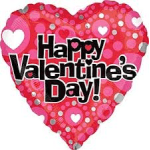 Happy Valentines Day Mylar Balloon