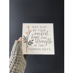 May God Be Your Comfort Wooden Block