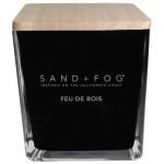 Sand + Fog Feu De Bois 57oz Jumbo Candle with Rubber Wooden Lid