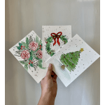 Holiday Handpainted Card