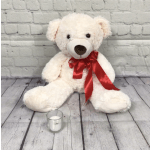 Large Bear with Satin Bow