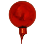 2 Red Ornaments 50mm