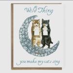 You Make My Cats Sing Valentine's Card