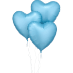 Blue Heart Balloon (Set of 3)