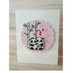 Handmade Panda Love Card
