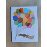 Happy Birthday Greeting Card size 4" x 5.5"