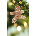 Jolly Gingerbread Man Ornament