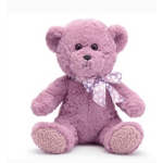 Pink Bear With Heart Ribbon