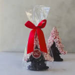 7oz Dark Chocolate Tree with Peppermint Snow