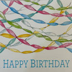 Happy Birthday (Streamer) Enclosure Card