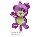 Baby Girl balloon bear