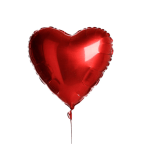 Red Heart Balloon