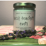 Sweet Water Decor Best Teacher Ever Candle