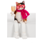 Purrfectly Chic Cat - Shelfsitter