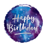 Birthday Galaxy Balloon